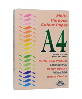 A4 Colour Simili (80gsm) - Peach